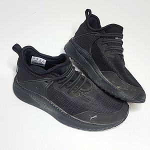 Kid's Puma Black Running Shoes